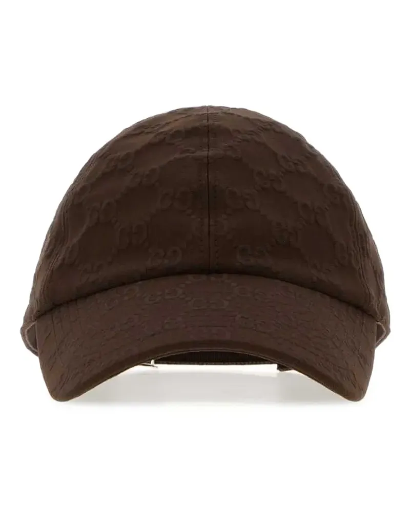 Gucci Baseballkappe mit GG-Muster - Braun Braun