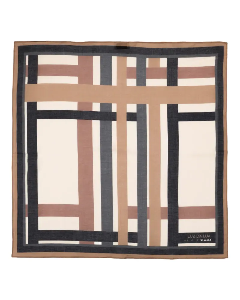 Amir Slama striped skirt - Nude Nude