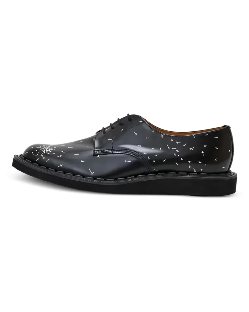 Comme des Garçons x Gibson Loafer mit Kreuz-Print - Schwarz Schwarz