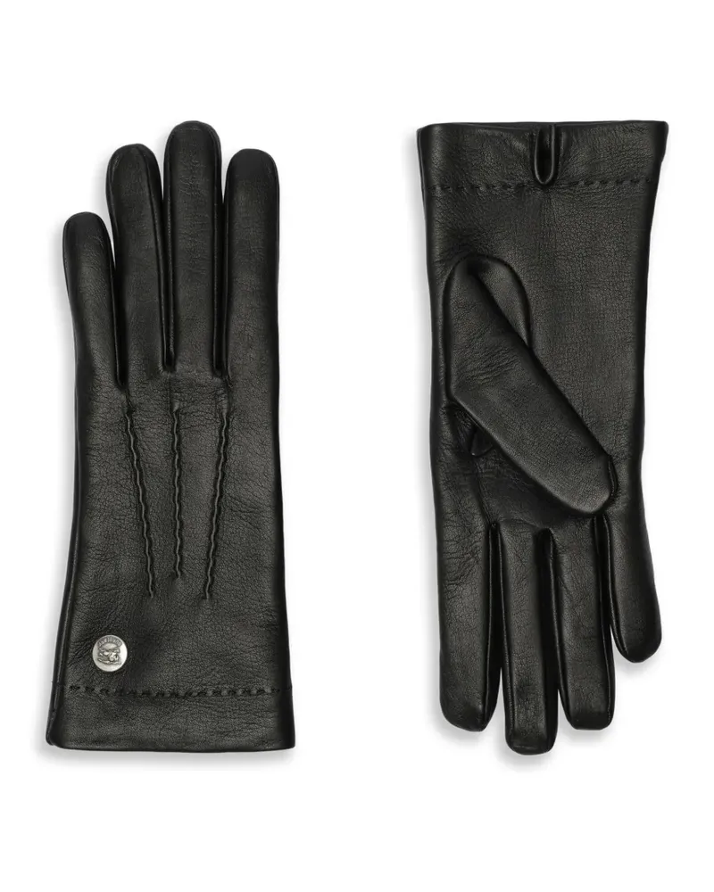 Burberry Handschuhe aus Leder - Schwarz Schwarz