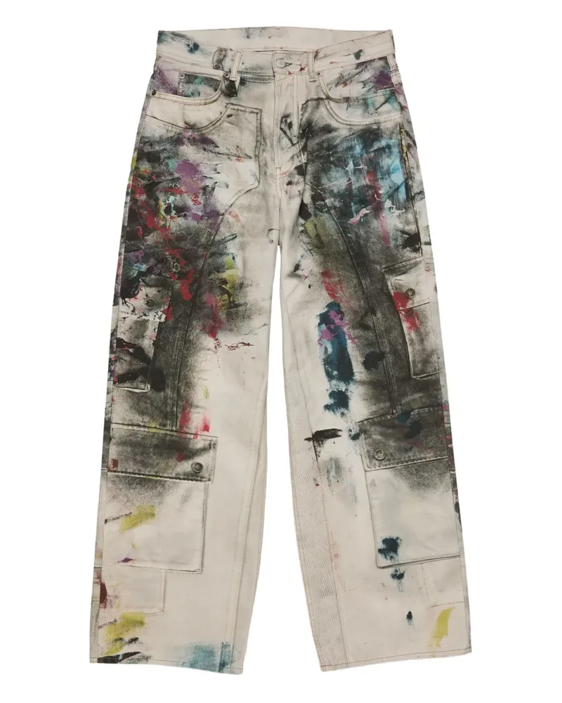 Acne Studios cotton jeans - Weiß Weiß