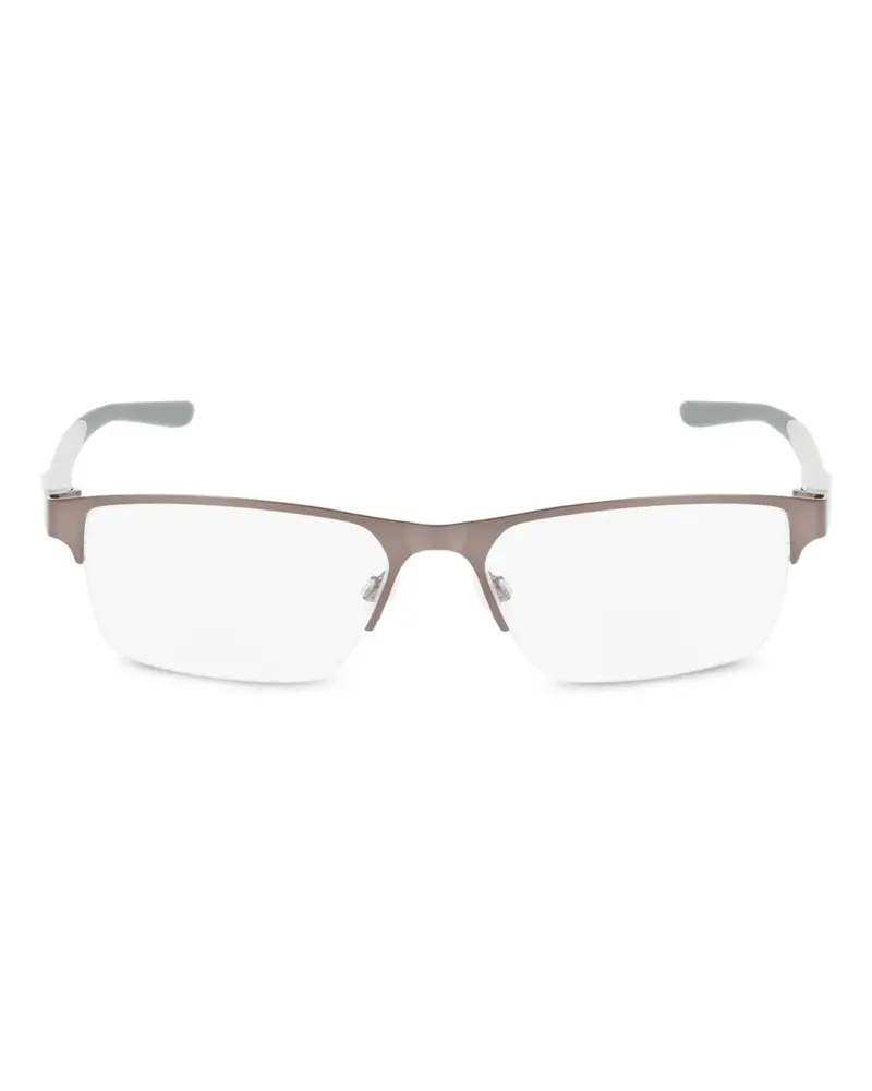 Nike Brille mit eckigem Gestell - Grau Grau