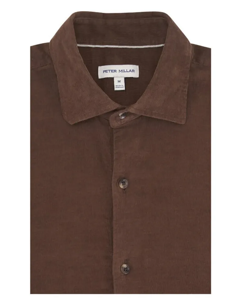 Peter Millar Klassisches Hemd - Braun Braun