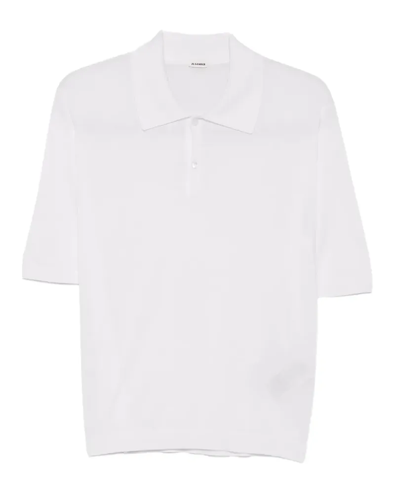 Jil Sander Kurzärmeliges Poloshirt - Weiß Weiß