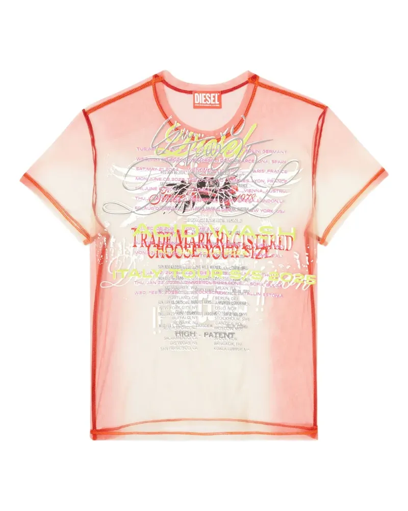 Diesel Remaster Capsule T-Yrac T-Shirt - Rosa Rosa