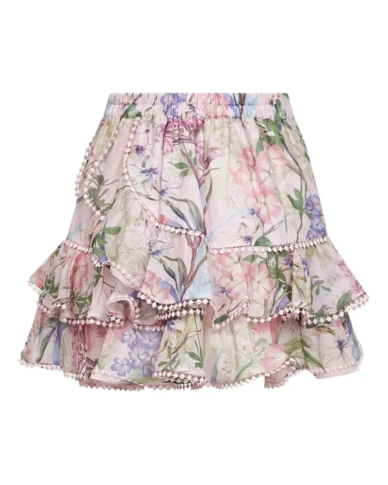 Charo Ruiz Fera ruffled mini skirt - Rosa Rosa