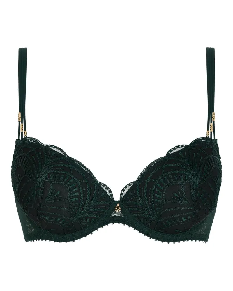 Aubade Vibes Push-up-BH mit Stickerei - Grün Grün