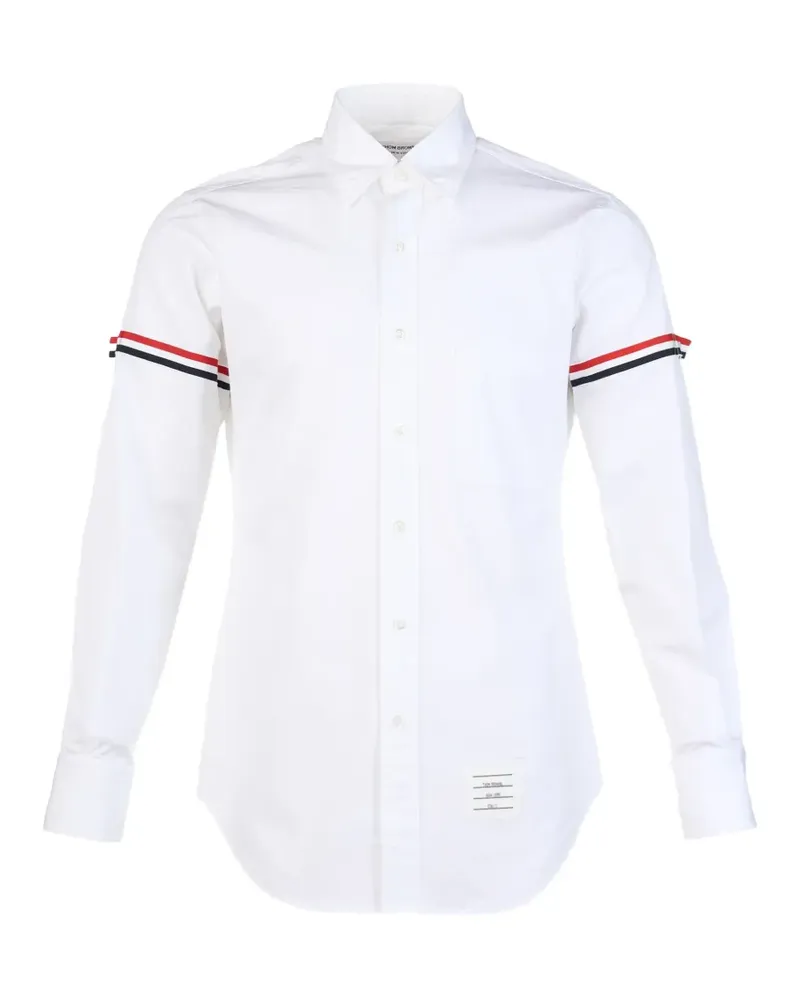 Thom Browne Hemd mit RWB-Detail - Weiß Weiß