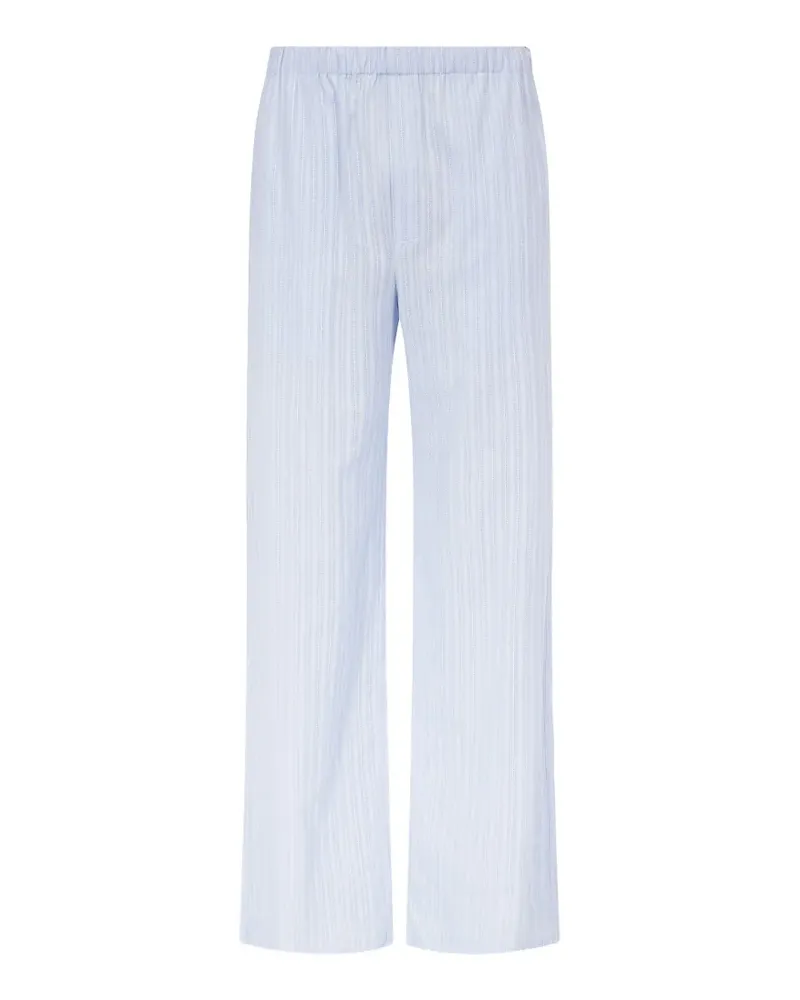 Ludovic de Saint Sernin striped boxer trousers - Blau Blau