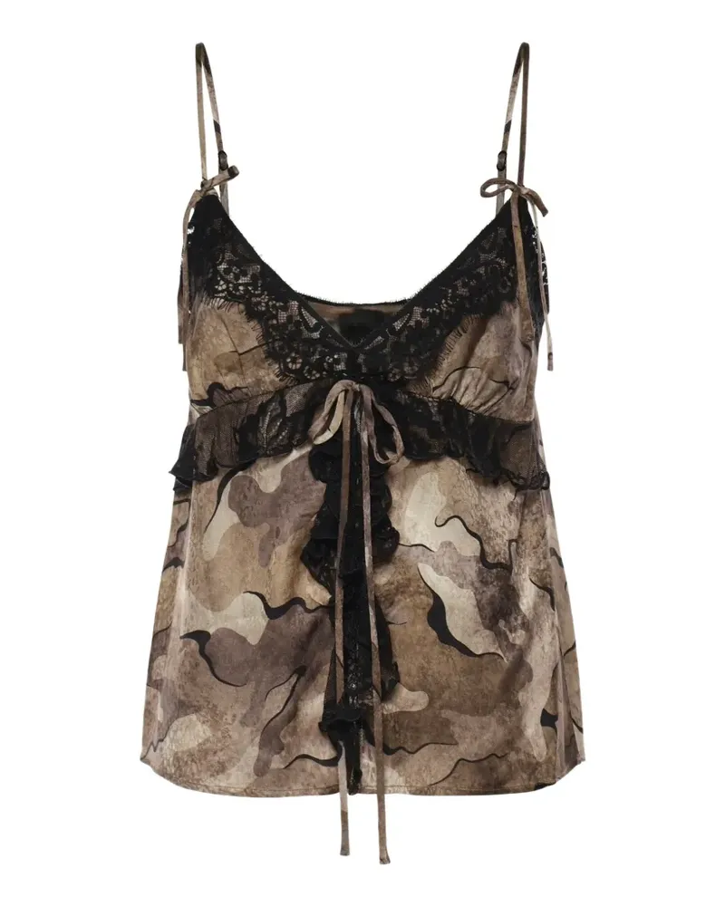 Pinko lace v-neck top - Braun Braun