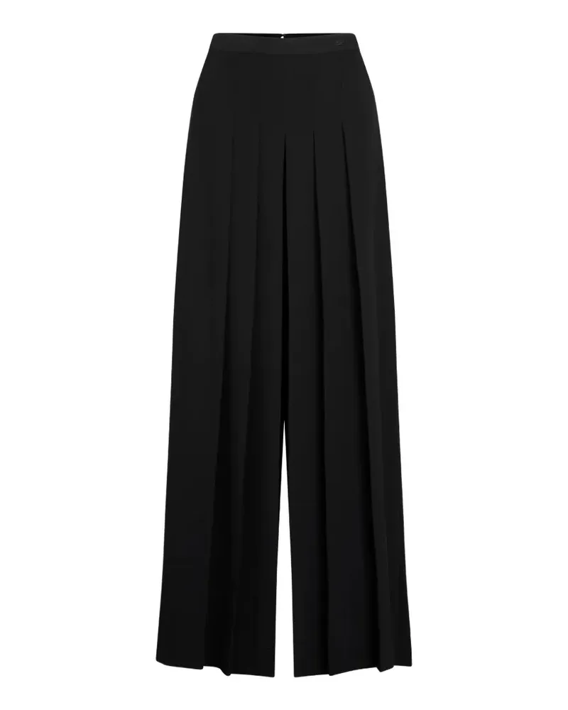 Karl Lagerfeld Hose mit Falten - Schwarz Schwarz