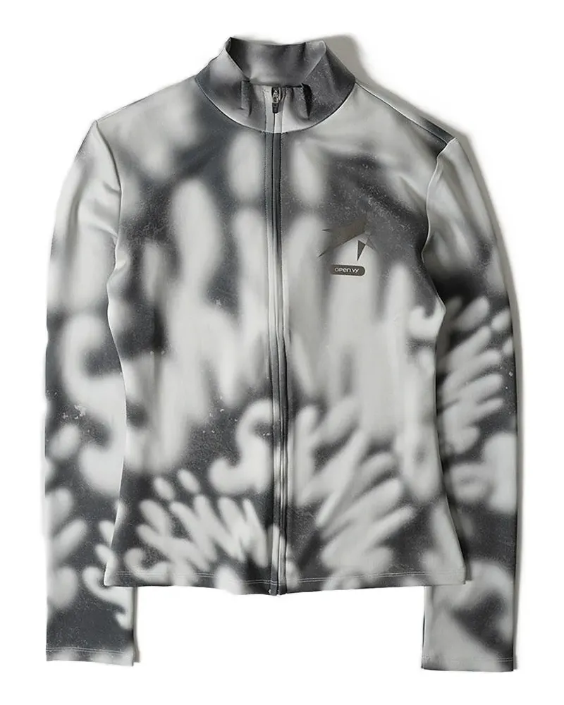 OPEN YY zip-up jacket - Schwarz Schwarz