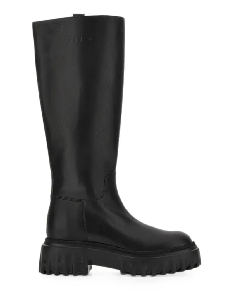 Hogan H700 Stiefel mit dicker Sohle - Schwarz Schwarz