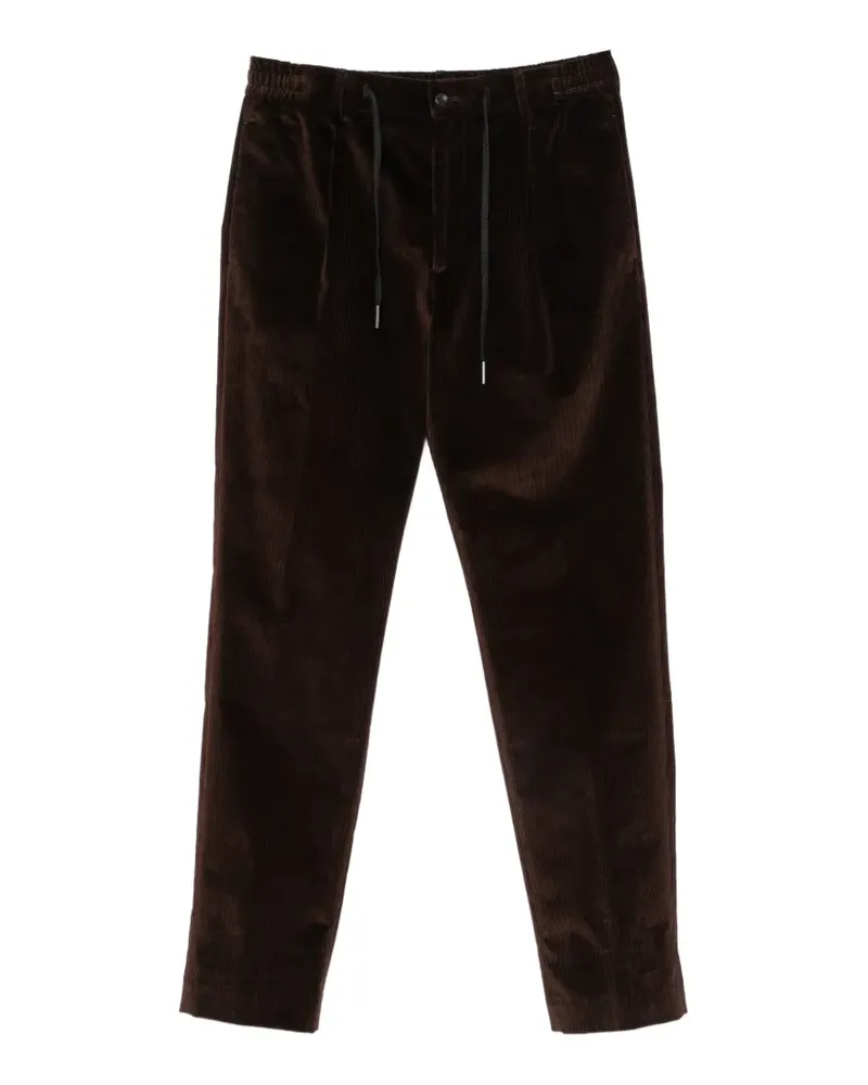 Tagliatore Cordhose mit Kordelzug - Braun Braun