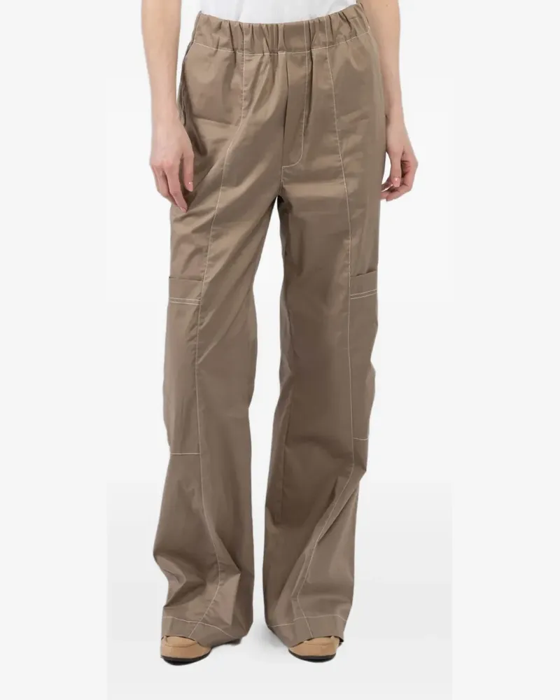 Jejia Hose mit elastischem Bund - Braun Braun