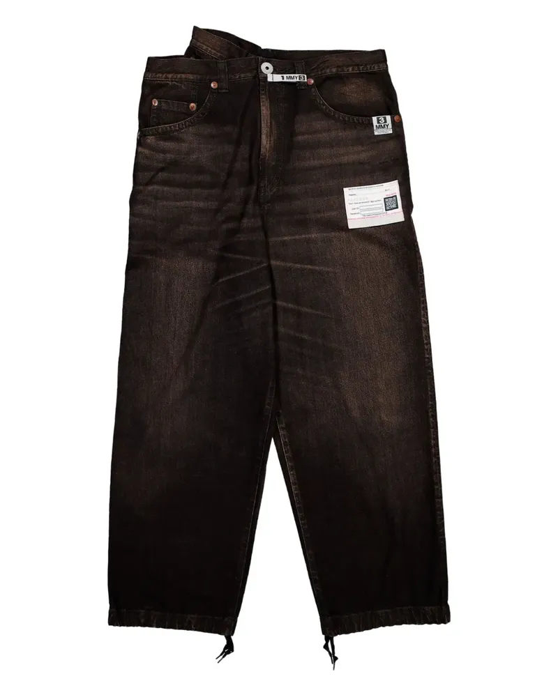 MIHARAYASUHIRO pocket jeans - Braun Braun