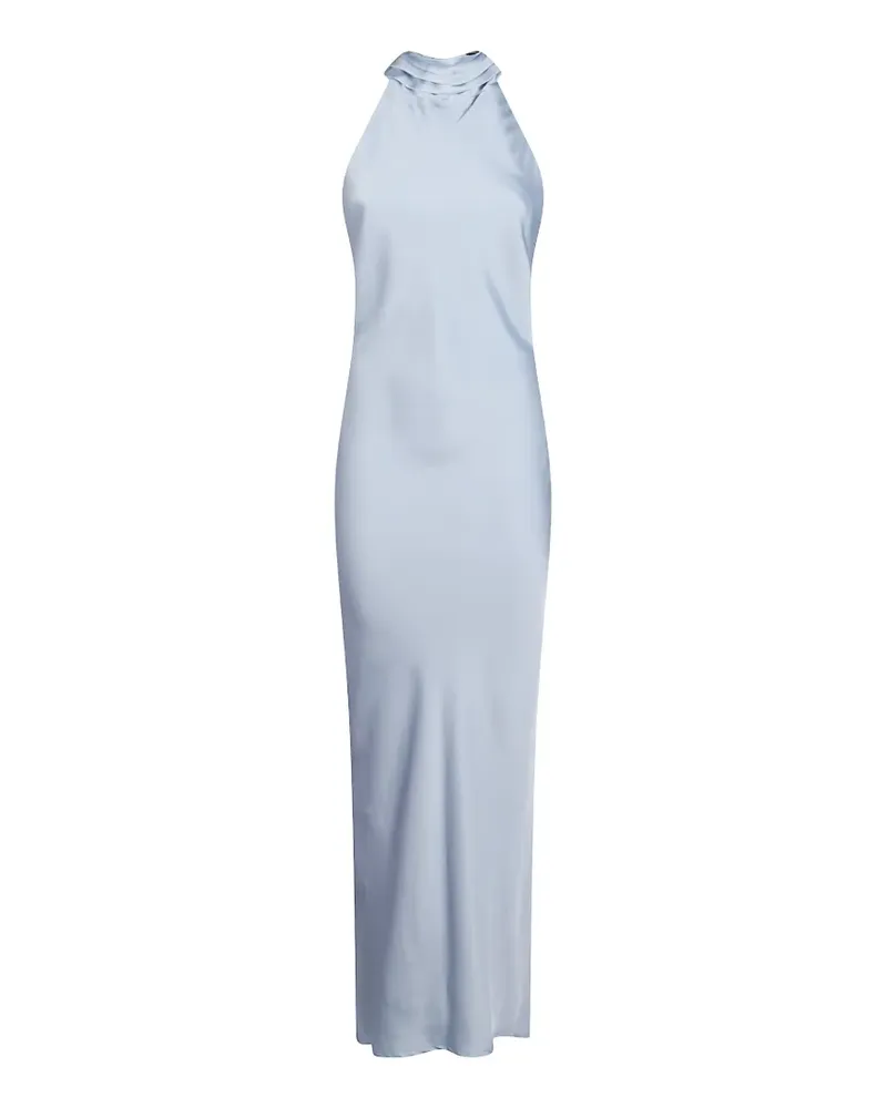 ACTUALEE halterneck open-back dress - Blau Blau