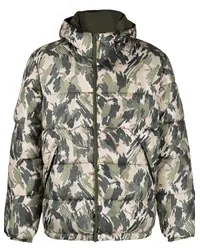 Paul Smith Gefütterte Jacke mit abstraktem Print Grün