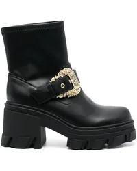 Versace Jeans Stiefel mit Zierschnalle 75mm Schwarz