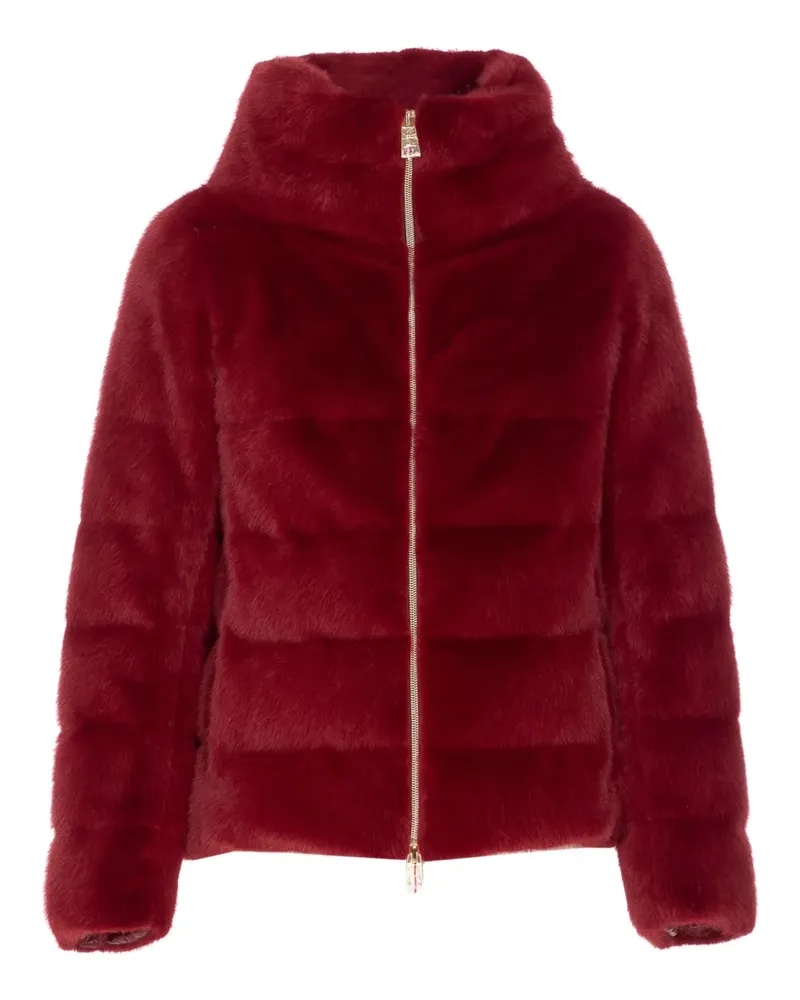 Herno Gefütterte Jacke mit Stehkragen - Rot Rot