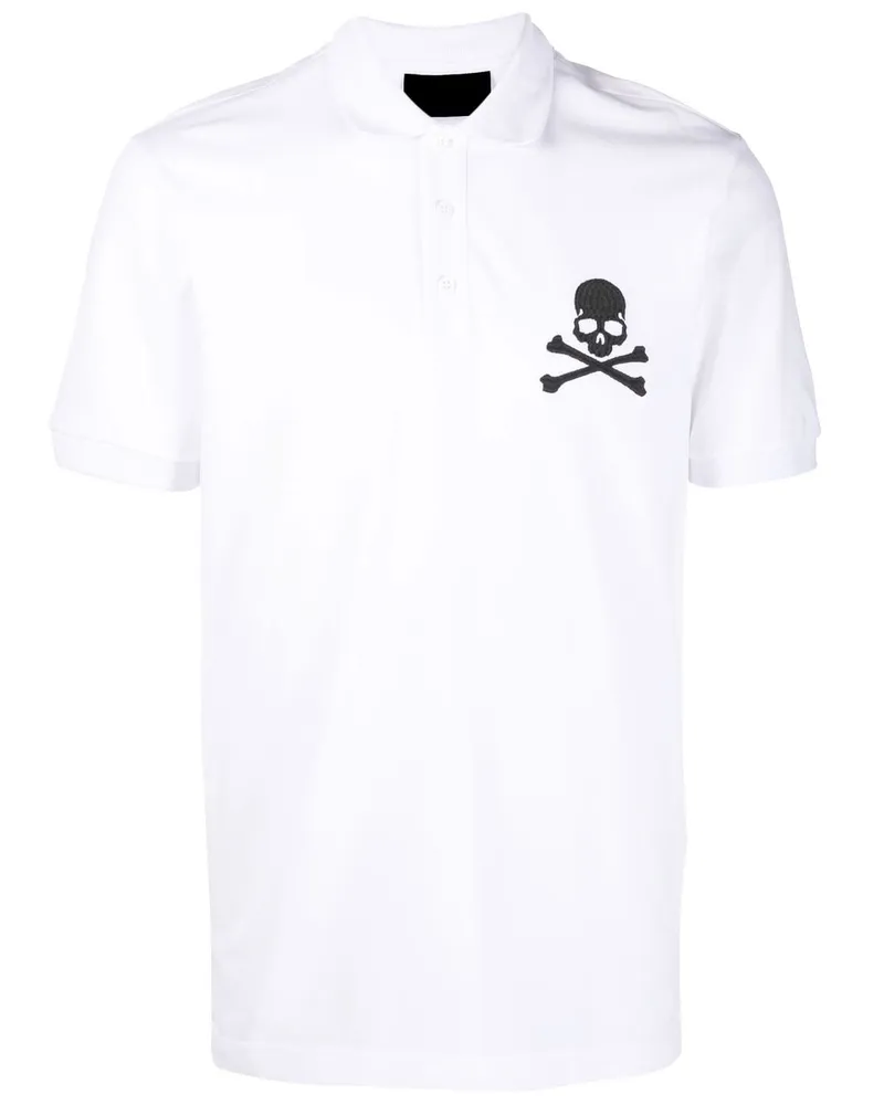 Philipp Plein Kurzärmeliges Poloshirt - Weiß Weiß