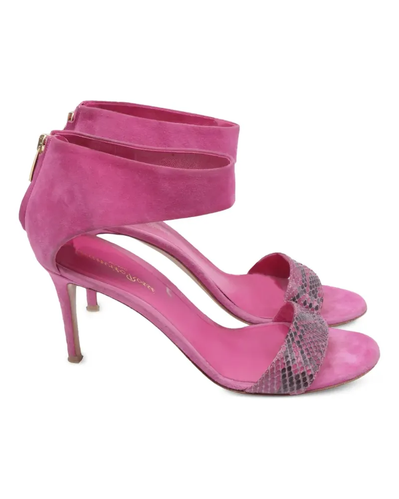 Gianvito Rossi Sandalen mit Knöchelriemen - Rosa Rosa