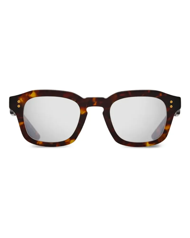DITA Waylun tortoiseshell square-frame glasses - Braun Braun