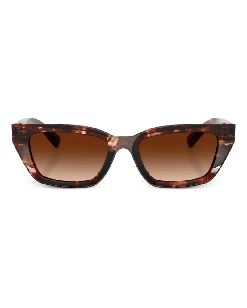 Dolce & Gabbana Cat-Eye-Brille in Schildpattoptik - Rot Rot