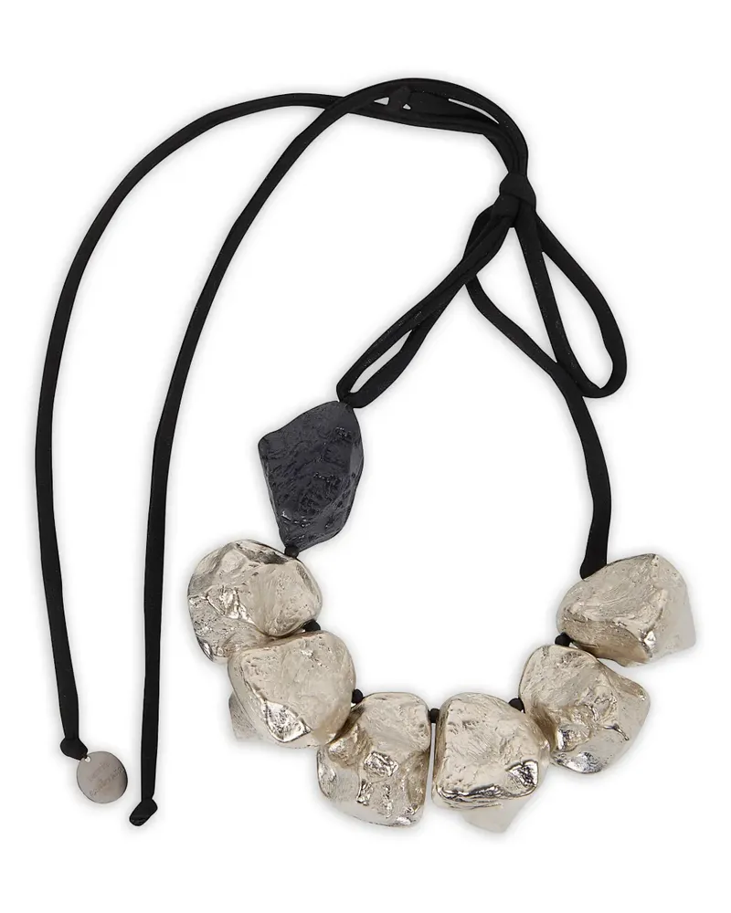 Maria Calderara Halskette mit Steinen - Silber Silber