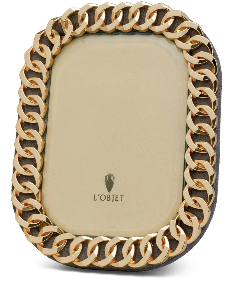 L’OBJET Cuban Link Bilderrahmen - Braun Braun