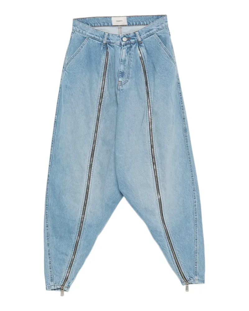 COPERNI Sarouel zip-detail jeans - Blau Blau