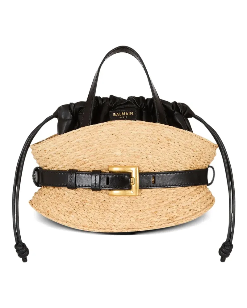Balmain Mini Shuffle Tote Bag - Nude Nude