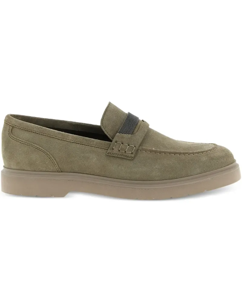 Brunello Cucinelli Sneakers aus Wildleder - Grün Grün