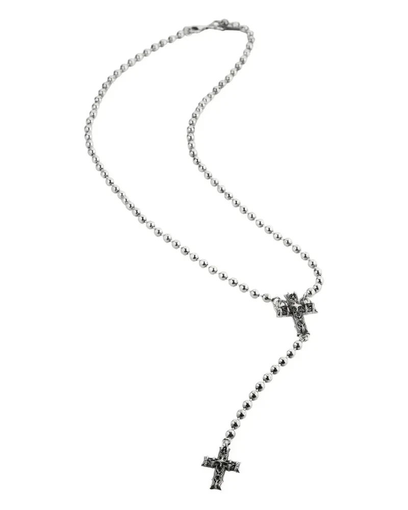 Emanuele Bicocchi Rosary Halskette - Silber Silber
