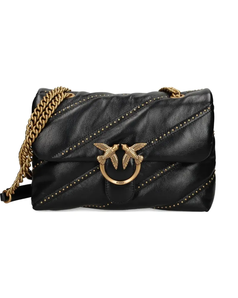 Pinko Schultertasche aus Leder - Rosa Rosa