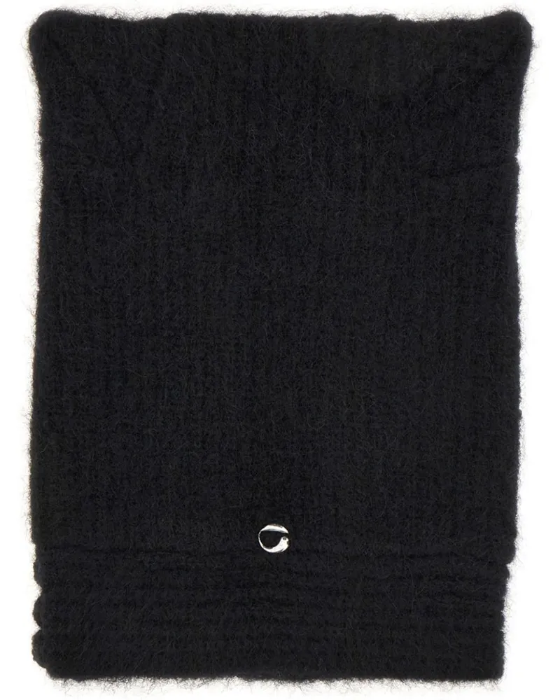 COPERNI Gestrickte Beanie mit Horn - Schwarz Schwarz