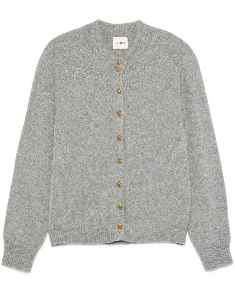 KHAITE Ambre Cardigan - Grau Grau