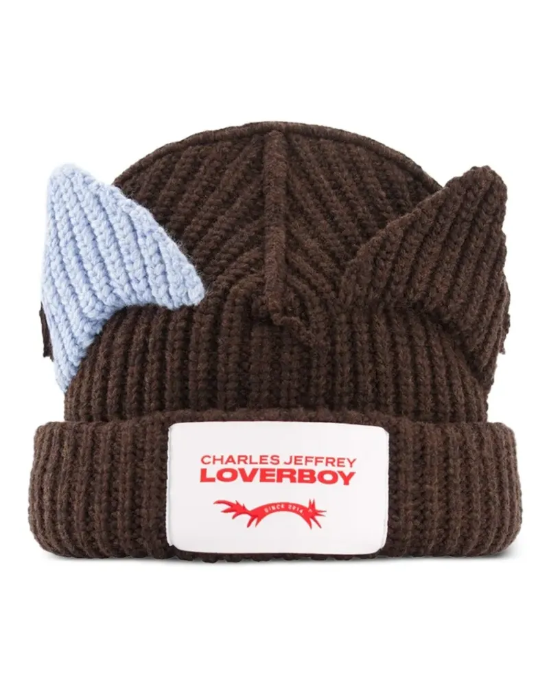 Charles Jeffrey Loverboy Chunky Ears beanie hat - Braun Braun