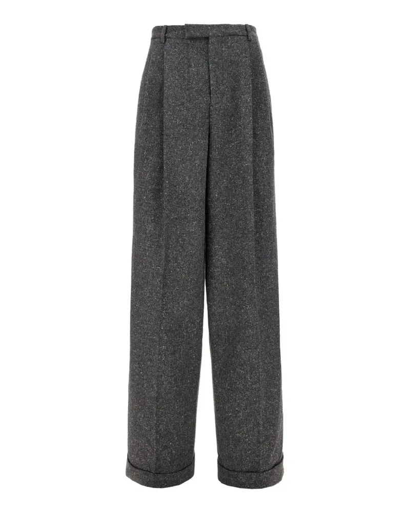 Valentino Garavani pleated trousers - Grau Grau