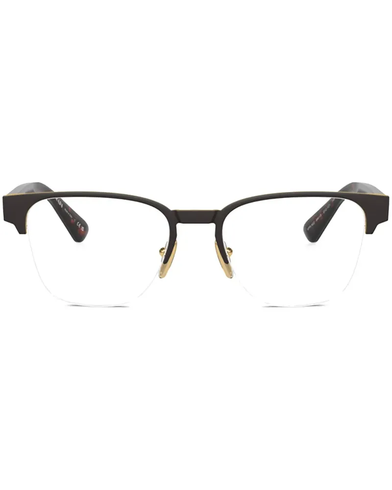 Prada PR A52V Matte Brown Brille - Braun Braun
