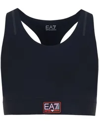 EA7 Sport-BH mit Logo-Applikation Schwarz