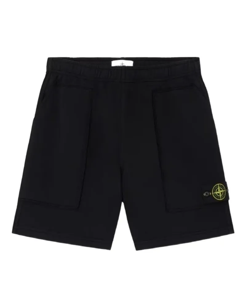 Stone Island pocket cotton shorts - Schwarz Schwarz