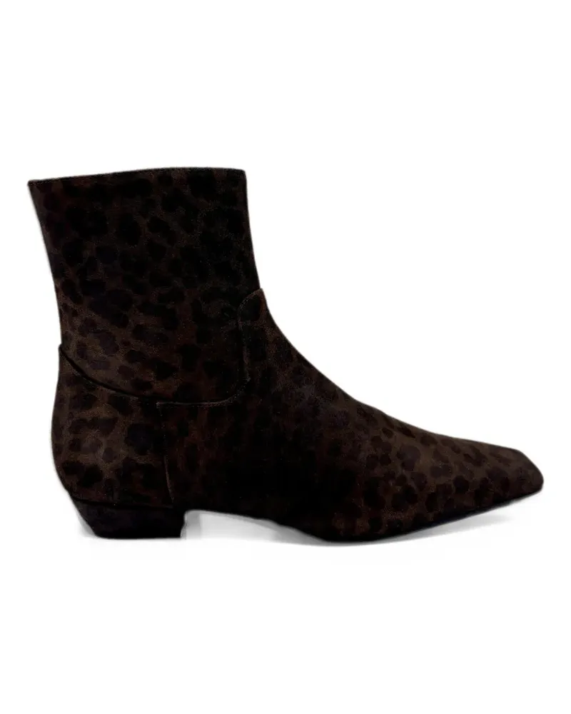 FESTA Milano Leonise leopard-print ankle boots - Braun Braun