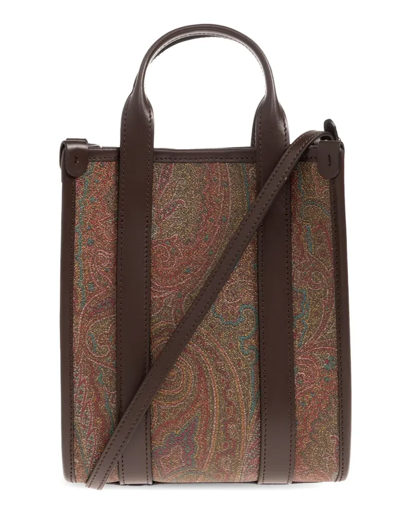 Etro Tote Bag mit Paisley-Print - Braun Braun