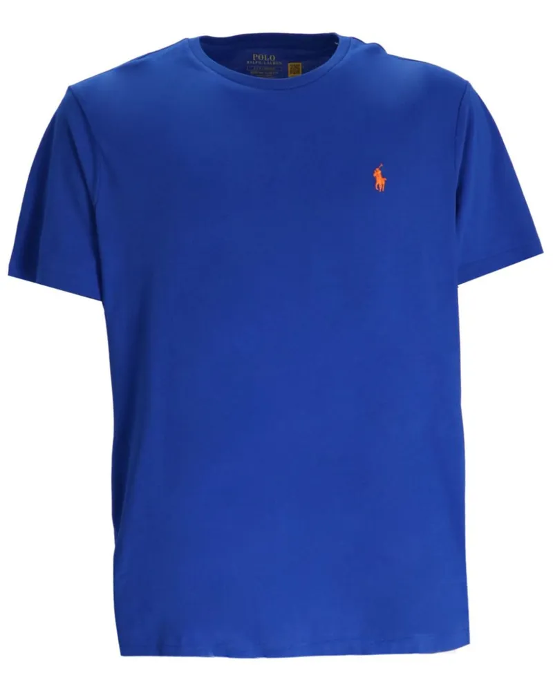 Ralph Lauren T-Shirt mit Polo Pony-Stickerei - Blau Blau