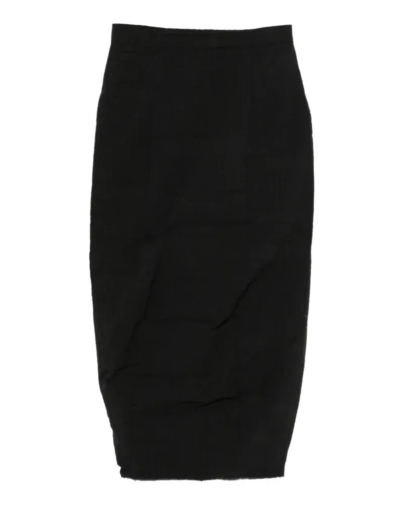 Studiorundholz textured panelled midi skirt - Schwarz Schwarz