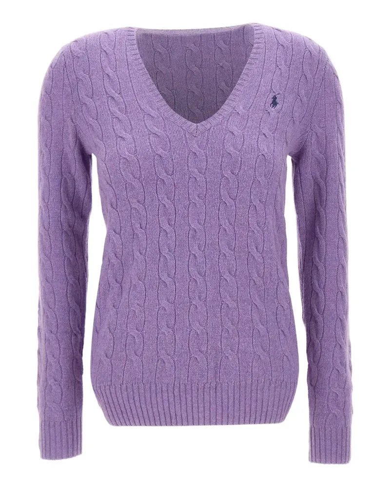 Ralph Lauren Pullover mit Logo-Stickerei - Violett Violett