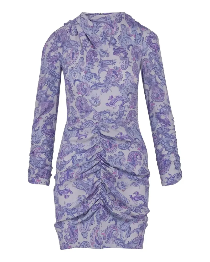 Isabel Marant Tosca Minikleid mit Paisley-Print - Blau Blau
