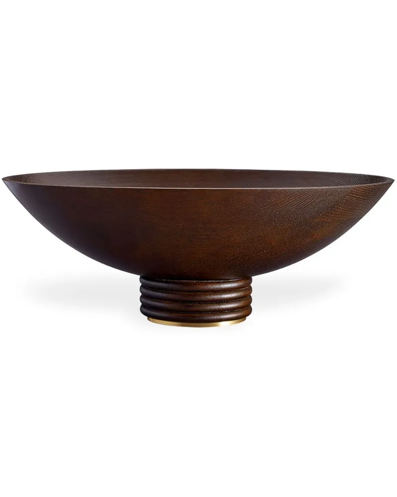 L’OBJET Ovale Alhambra Schale - Braun Braun