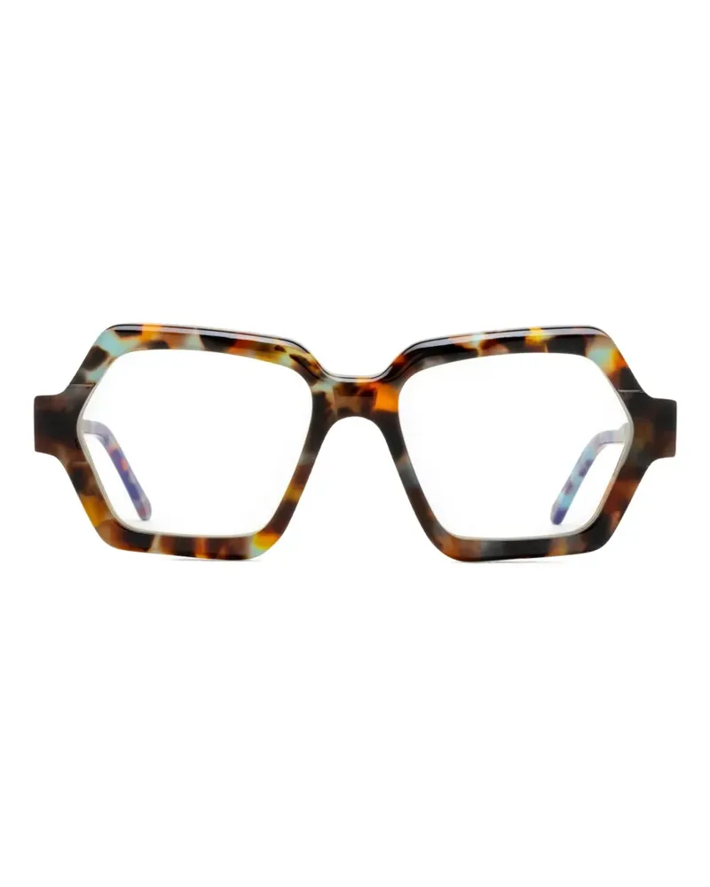 KUBORAUM Brille mit geometrischem Gestell - Braun Braun